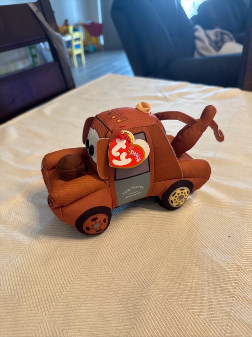 Ty Beanie Babies Disney Pixar Tow Mater Plush Toy - Brown